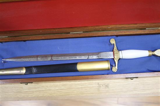 A cased dagger